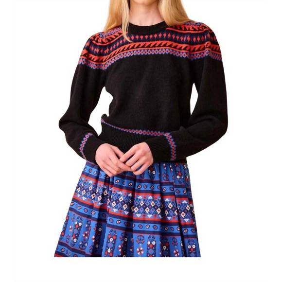 NEW HUNTER BELL jackie sweater in highgrove
